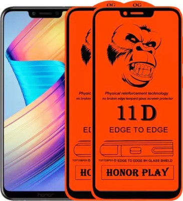 HIE POWER Edge To Edge Tempered Glass for Honor Play-11D Glass(Pack Of 2)(Pack of 2)