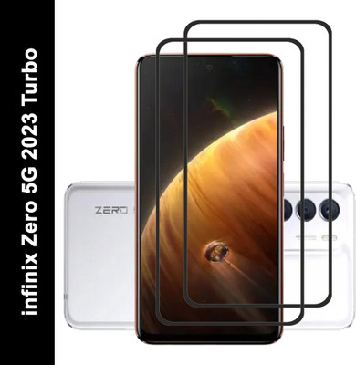 INFINITYWORLD Edge To Edge Tempered Glass for Infinix Zero 5G 2023 TURBO(Pack of 2)