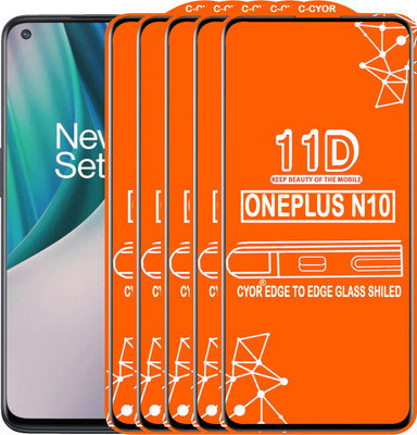 CYOR Edge To Edge Tempered Glass for REALME C20(Pack of 5)