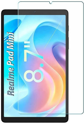 A-Allin1 Edge To Edge Tempered Glass for Realmepad Mini 8.7inch, Hammer Proof, Dustproof(Pack of 1)