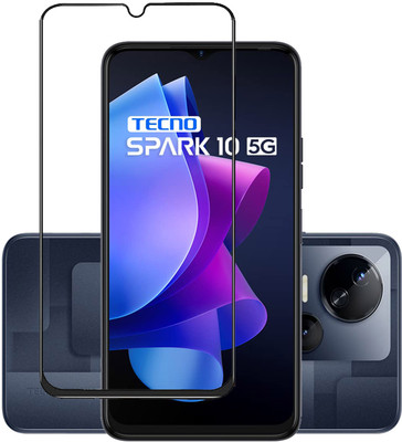 INFINITYWORLD Edge To Edge Tempered Glass for Tecno Spark 10 5G(Pack of 1)