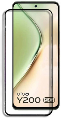 MOBIGENIX Edge To Edge Tempered Glass for vivo Y200 5G(Pack of 1)