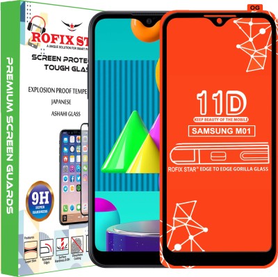 Rofix star Edge To Edge Tempered Glass for SAMSUNG GALAXY M01(Pack of 1)