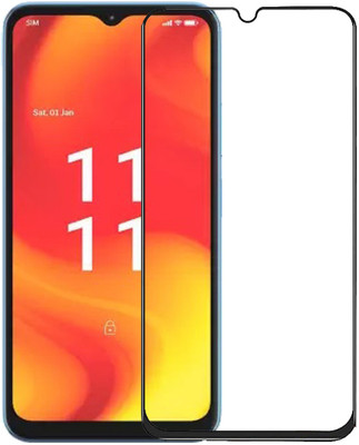 NSTAR Edge To Edge Tempered Glass for Lava Blaze Pro(Pack of 1)