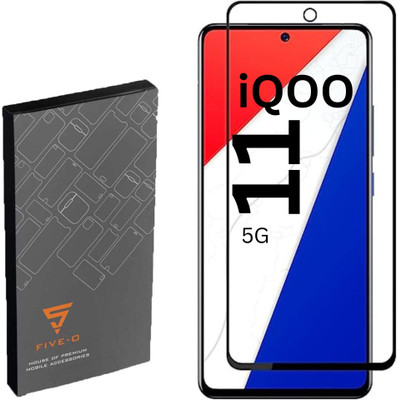 FIVE-O Edge To Edge Tempered Glass for IQOO 11 5G-(Pack of 1)