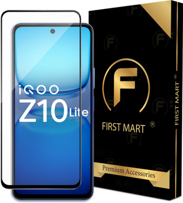 FIRST MART Edge To Edge Tempered Glass for IQOO Z10 Lite 5G, IQOO Z10 Lite(Pack of 1)
