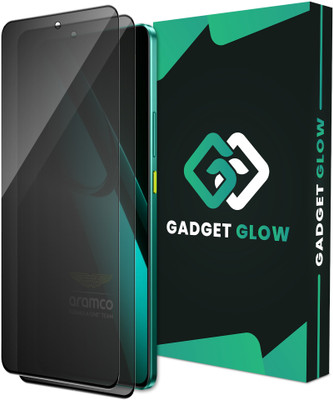 Gadget Glow Edge To Edge Tempered Glass for Realme GT 7 5G, Realme GT 7, Realme GT 7T 5G, Privacy Anti Spy Glass(Pack of 2)