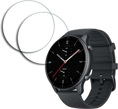 SOMTONE Edge To Edge Tempered Glass for Amazfit GTR 2 New Version SMARTWATCH SCREEN GUARD(Pack of 2)