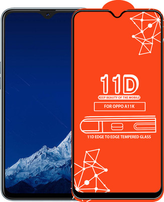 Qyist Edge To Edge Tempered Glass for Oppo A11K(Pack of 1)