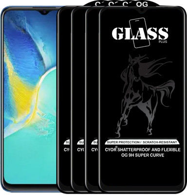 CYOR Edge To Edge Tempered Glass for VIVO Y01(Pack of 4)