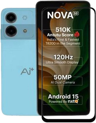 DSCASE Edge To Edge Tempered Glass for Ai+ Nova 5G(Pack of 1)