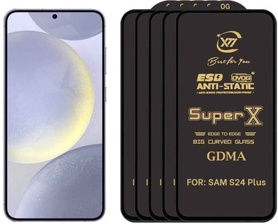GDMA Edge To Edge Tempered Glass for SAMSUNG S24 PLUS(Pack of 5)