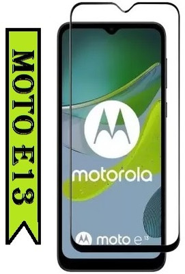 CASEHUNT Edge To Edge Tempered Glass for MOTOROLA MOTO E13(Pack of 1)