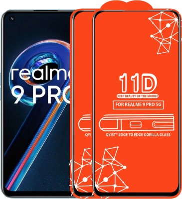 Qyist Edge To Edge Tempered Glass for Realme 9 Pro 5G(Pack of 2)