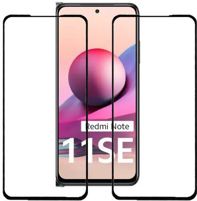 VIGHNAD Edge To Edge Tempered Glass for Redmi Note 11SE, Redmi Note 11 SE(Pack of 2)