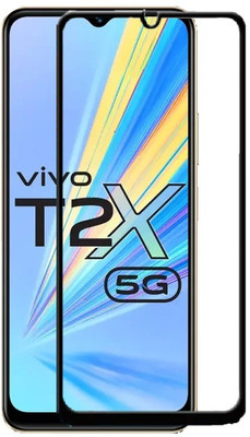 AB PRIME Edge To Edge Tempered Glass for vivo T2x 5G, vivo T2x 5G(Pack of 1)