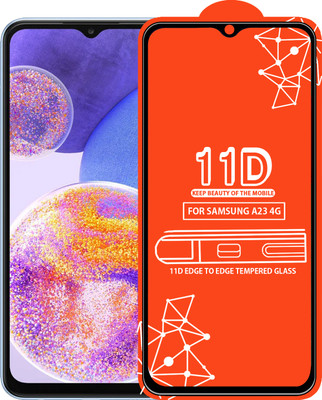 Roxel Edge To Edge Tempered Glass for Samsung Galaxy A23 4G(Pack of 1)