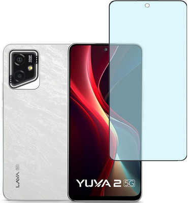 SPRITZEN Edge To Edge Tempered Glass for Lava Yuva 2 5G, Matte Glass(Pack of 1)