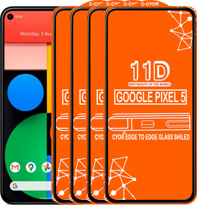 CYOR Edge To Edge Tempered Glass for GOOGLE PIXEL 5(Pack of 4)