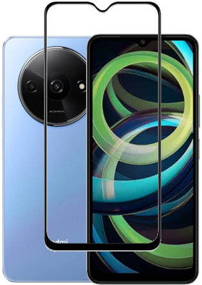 KMPERED Edge To Edge Tempered Glass for POCO C61, Poco C61(Pack of 1)