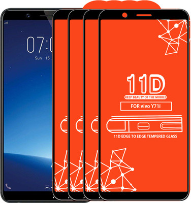 Roxel Edge To Edge Tempered Glass for Vivo Y71I(Pack of 4)