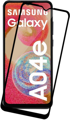 HUPSHY Edge To Edge Tempered Glass for Samsung Galaxy A04e(Pack of 1)