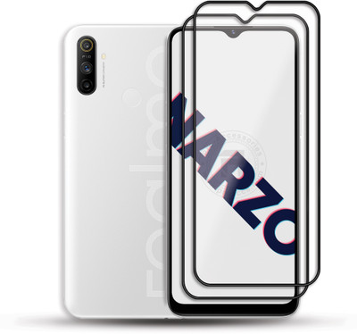PROACCS Edge To Edge Tempered Glass for REALME NARZO 10A(Pack of 2)