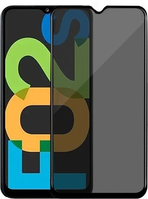 HUPSHY Edge To Edge Tempered Glass for SAMSUNG Galaxy F02s(Pack of 1)