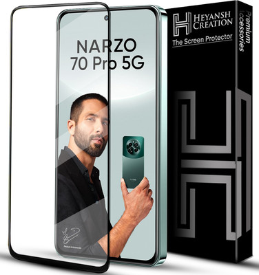 HEYANSH CREATION Edge To Edge Tempered Glass for Realme Narzo 70 Pro 5G(Pack of 1)