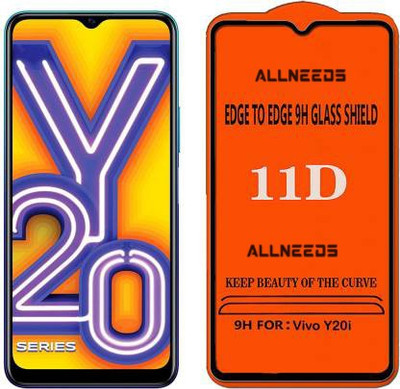 ALLNEEDS Edge To Edge Tempered Glass for Vivo Y20i - Edge to Edge Tempered Glass(Pack of 1)