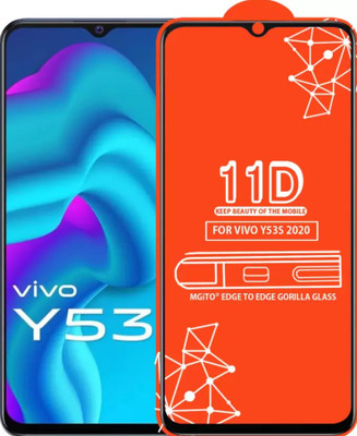 Corning Gorilla Edge To Edge Tempered Glass for Vivo Y53S 2020(Pack of 1)
