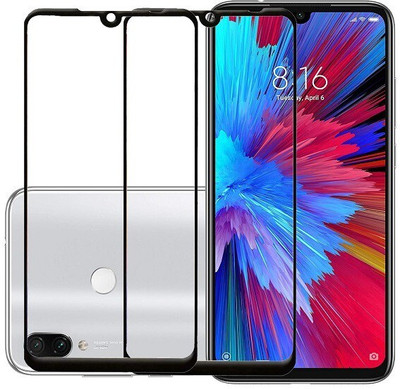 KARTRAY Edge To Edge Tempered Glass for Mi Redmi Note 7S(Pack of 2)