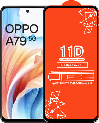 Qyist Edge To Edge Tempered Glass for Oppo A79 5G(Pack of 1)