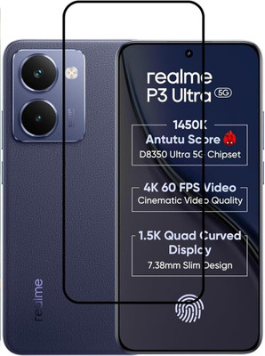 NIXSTAR Edge To Edge Tempered Glass for REALME P3 Ultra 5G(Pack of 1)