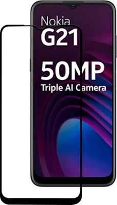 SRT Edge To Edge Tempered Glass for Nokia G21(Pack of 1)