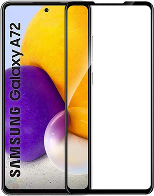SM Styles Edge To Edge Tempered Glass for Samsung Galaxy A72/Samsung A72(Pack of 1)