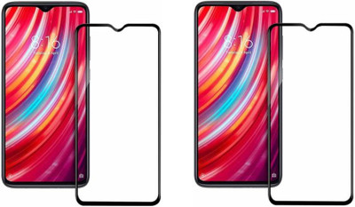 DMJHP Edge To Edge Tempered Glass for Mi Redmi Note 8(Pack of 2)