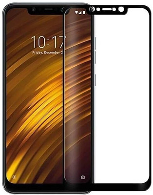 royal eshop 15 Edge To Edge Tempered Glass for POCO F1(Pack of 1)