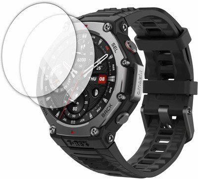 MOBIFONIC Edge To Edge Tempered Glass for Amazfit T-Rex 3(Pack of 2)