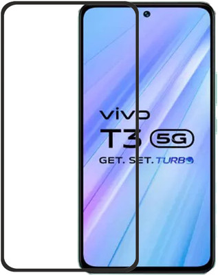 NSTAR Edge To Edge Tempered Glass for Vivo T3 5G(Pack of 1)