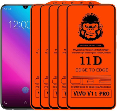 HIFZA Edge To Edge Tempered Glass for Vivo V11 Pro(Pack of 3)