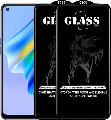 CYOR Edge To Edge Tempered Glass for OPPO A95(Pack of 2)