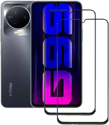 NKCASE Edge To Edge Tempered Glass for Infinix Note 12 Pro(Pack of 2)