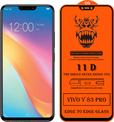 Forego Edge To Edge Tempered Glass for Vivo Y83 Pro(Pack of 1)