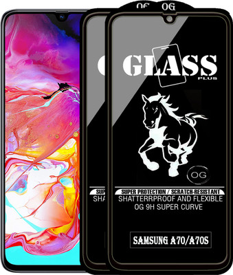 Rofix star Edge To Edge Tempered Glass for SAMSUNG GALAXY A70(Pack of 2)