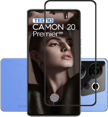 INFINITYWORLD Edge To Edge Tempered Glass for Tecno Camon 20 Primer 5g(Pack of 2)
