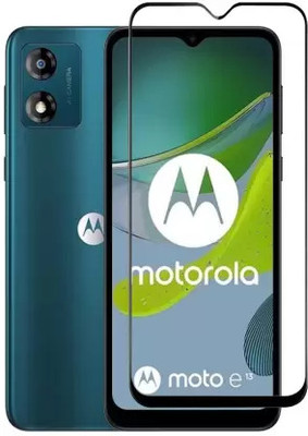 SMARTCASE Edge To Edge Tempered Glass for MOTOROLA e13, MOTO e13, MOTOROLA MOTO e13(Pack of 1)