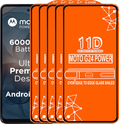 CYOR Edge To Edge Tempered Glass for REALME 9 5G(Pack of 5)