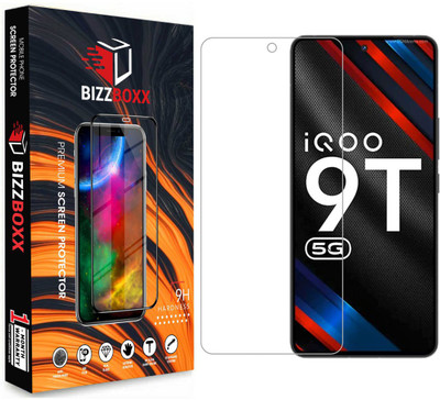 BizzBoxx Edge To Edge Tempered Glass for IQOO 9t, IQOO 9t 5G(Pack of 1)