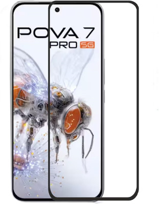 Bodoma Edge To Edge Tempered Glass for Tecno Pova 7 pro 5G(Pack of 1)